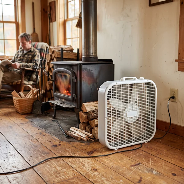 Plug-In Box Fan
